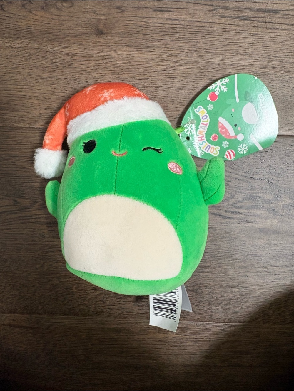 Squishmallows Green Avocado Holiday Plush